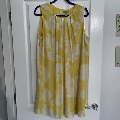 H&M Yellow Flower Dress Size Large Brand New With Tags • £5.50