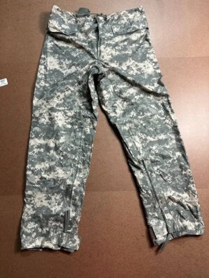$29 • Buy Military Issued ACU Improved Rainsuit Trousers Size Small