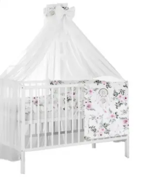 Canopy Holder Pole Bar Drape Mosquito Net With Ribbon COTBED/ COT Dream Catcher • £33.99