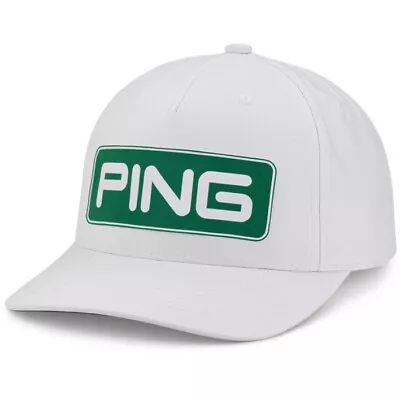 New Ping LIMITED Edition Looper White/Masters Green Adjustable Snapback Hat/Cap • $21.95