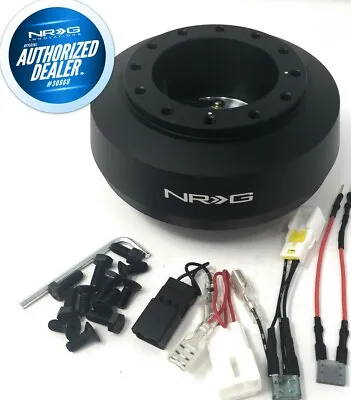 NEW NRG Steering Wheel Short Hub S14 S15 R33 R34 W/ HARDWARE+ RESISTORS SRK-145H • $1148