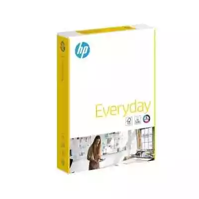 HP Everyday A4 Paper Copier Printer White Office 500 Sheets Ream 75gsm Printing • £8.99