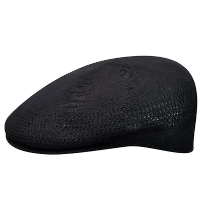 KANGOL Tropic Ventair 504 Ivy Cap 0290BC Summer Flat Driving Hat - Black • $45.01