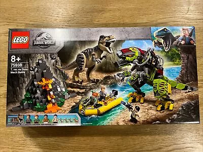 LEGO 75938 Jurassic World T. Rex Vs Dino-Mech Battle • $250