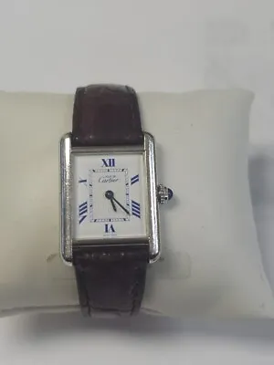 Cartier Must De  Watch Ref 2416 Ladies Watch .925 • $1450