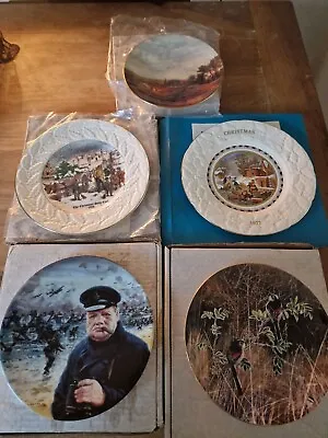 5x Coalport / Royal Doulton Collectable Plates Winston Churchill / Christmas • £9.99