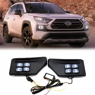 For 2019-2024 Toyota Rav4 Adventure/TRD/Trail LED Fog Lights Lamp W/Cover&Wiring • $88.99