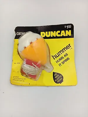 Duncan Hummer Spinning Top White & Orange No. 3330 NIB NOS Vintage Spin Top • $34.99