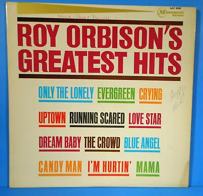 $8.99 • Buy Roy Orbison's Greatest Hits Lp 1962 Mono Original Press Nice Condition! Vg/vg+!!