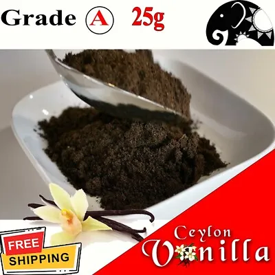 Vanilla Powder 25g Natural Bean Powder Organic Grade A Spices Desserts Baking • $9.81