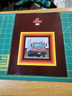 1978 Mack Trucks MC Series  Brochure  Low-Profile Cabover • $9.99