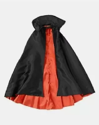 NWT GYMBOREE Black Skull Crossbones PIRATE VAMPIRE CAPE Costume Size XS-S (4-6) • $9.99