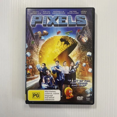 $7.95 • Buy Pixels DVD 2015 Movie Comedy Adam Sandler Kevin James Region 4 Free Aus Post