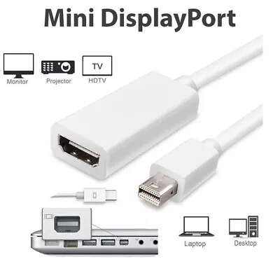 ThunderBolt Mini DisplayPort DP To HDMI Adapter Cable For Macbook Pro Air IMac • £3.89