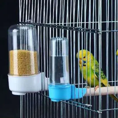 £5.15 • Buy Pet Drinker Food Feeder Water Clip For Cage Bird Parrot Cockatiel Budgie
