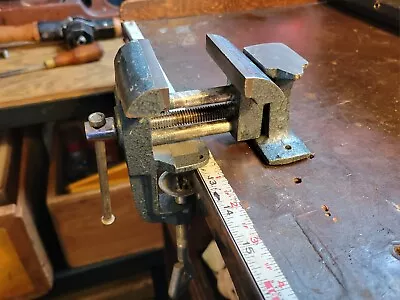 Unusual Vintage Bench Mount Vise 2 3/4  Jaws With Anvil Taiwan • $32