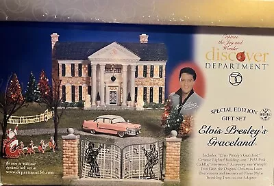 Department 56 Elvis Presley's Graceland Special Edition Gift Set 6 Piece New Box • $499.99