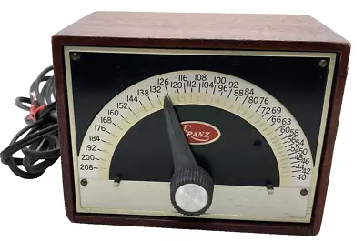 Vintage Ca 1970 Franz Solid Mahogany Electric Metronome (LM-5) Works • $31.95