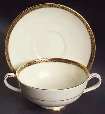 Minton St. James Cream Soup Bowl & Cup Saucer 7173319 • $79.95