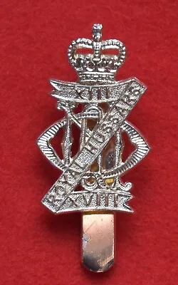 British Army. 13/18th Royal Hussars Genuine OR’s Cap Badge • £9