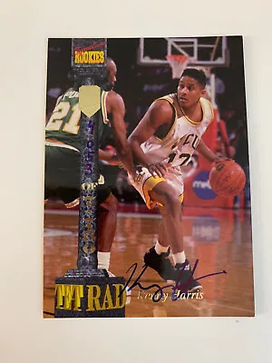 Kenny Harris 1994 Signature Rookies Tetrad Autograph Virginia Commonwealth VCU • $2