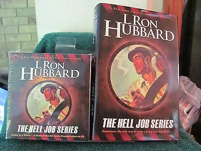 L. Ron Hubbard The Hell Job Series Audio Book Box Set 15 CDs + Book New Sealed! • $15.29