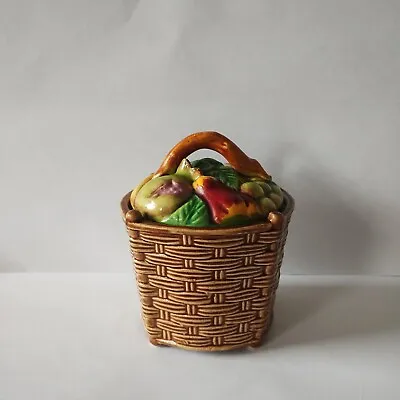 Early Japanese Marutomoware Fruit Basket Jam Pot • £22.73