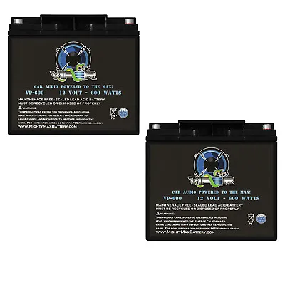 Mighty Max Viper VP-600 600W Audio Kinetik Automotive Vehicle Accessory - 2 Pack • $89.95