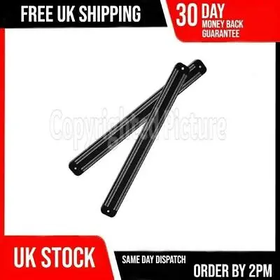 Two 33cm Magnetic Knife Racks Wall Mounted Kitchen Holder Display Strong Strip • £8.59