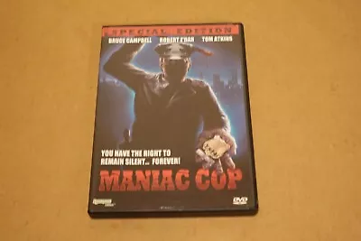 Maniac Cop (DVD 1988) Bruce Campbell Tom Atkins    MINT • $15.99