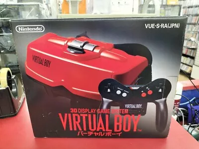 Nintendo Virtual Boy Red Black Game Console Set Box Pre-owned • $447