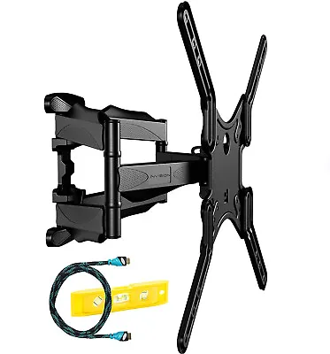 Invision 24-55 Inch TV Wall Bracket Double Arm With Tilt & Swivel Ultra Strong • £18.99