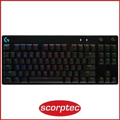 $192.06 • Buy Logitech G Pro X RGB TKL Mechanical Gaming Keyboard, GX Blue Clicky