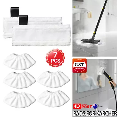 7x Mop Pads For KARCHER EASYFIX SC2 SC3 SC4 SC5 Steam Cleaner Cleaning Cloth • $18.08