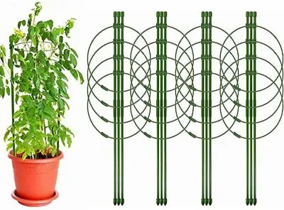 $18.04 • Buy 4 PCS Plant Support Cages Tomato Adjustable Plant Support Stakes For Home