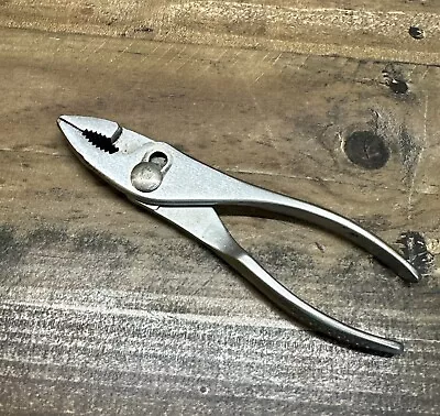 Vintage Snap On Vacuum Grip Slip Joint Pliers 46 Chrome USA 6-1/2  EUC • $30