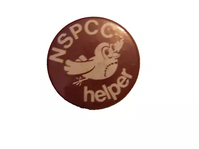 Nspcc Helper Stylised Bird Picture Badge  • £2.50