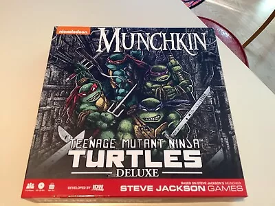 Munchkin Teenage Mutant Ninja Turtles TMNT Deluxe Board Game Complete Excellent • $49.99