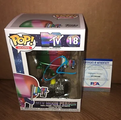 Ozuna MTV Moon Man Person OzuTochi Enoc Signed Autographed Funko Pop PSA E2 • $249.99