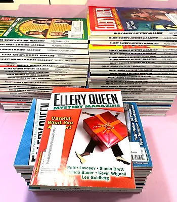 Ellery Queen's Mystery Magazine 2005 - 2015 Lot Of 60 Pre-Owned W/ Labels • $34.99