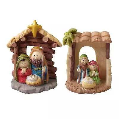 Holy Family Figurine Christmas Nativity Set Religious Home Indoor Decor Gift • £7.43