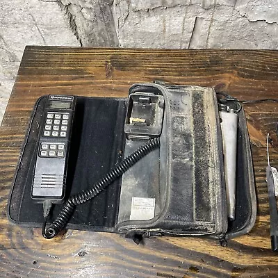 Motorola Kansas Cellular Cell Analog Bag Phone Brick Car Vintage Powers On • $9.87