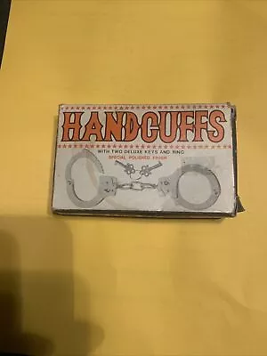 Vintage Toy Handcuffs W/ 2 Skeleton Keys  Still In Original Box Made In Tiawan • $36.66