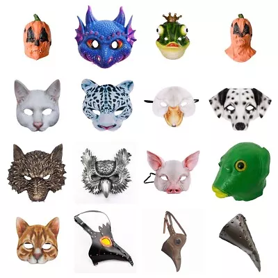 £6 • Buy Masquerade Carnival Party Clothes Animal Headwear Children&Adults Mask Carnival.