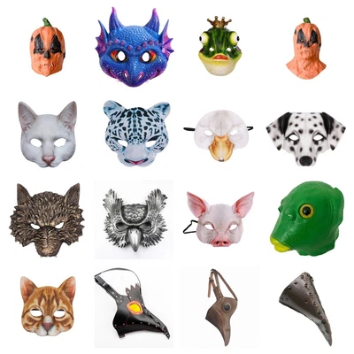 £6 • Buy Masquerade Carnival Party Clothes Animal Headwear Children&Adults Mask Carnival.
