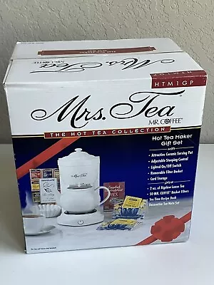 Mrs Tea By Mr Coffee Hot Tea Maker Gift Set  New In Box 6 Cup HTM1 • $129.95