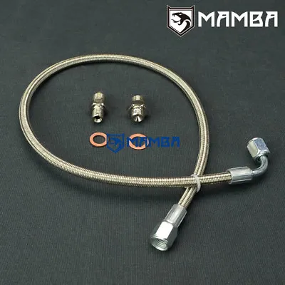 MAMBA Turbo Oil Feed Line Kit For MAZDA MIATA MX-5 323 GTX Garrett GT25R GT28R • $41.31