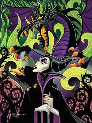 Tim Rogerson - Maleficent's Fury - From Disney Sleeping Beauty Disney Fine Art • $495