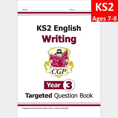 KS2 Year 3 Targeted Question Book English Writing With Answer Ages 7-8 Cgp • £5.89