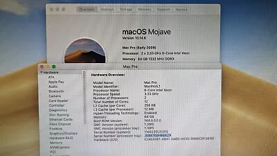 £220 • Buy Mac Pro (2009) 4,1 A1289 CPU Tray 3.33GHz 12 Core Intel With 64GB 1333MHz Ram